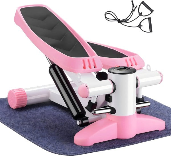 ZENOVA Portable Stepper  Star Stepper for Exercise Pink&Black