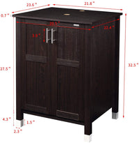 ZENOVA Wooden Counter Top Cabinet Bathroom Furniture